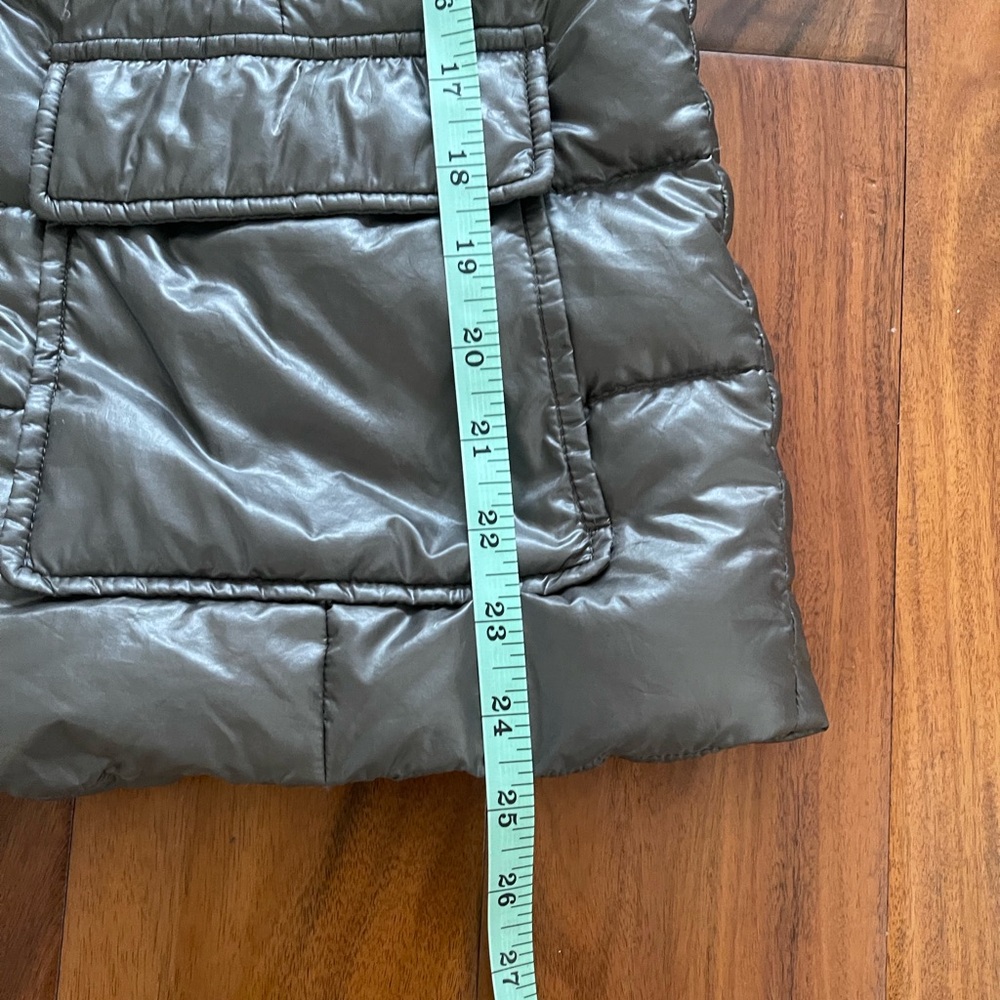 Herno Metallic Gray Puffer Jacket - Picture 15 of 15